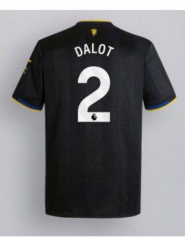 Moški Nogometna dresi replika Manchester United Diogo Dalot #2 Tretji 2025-26 Kratek rokav
